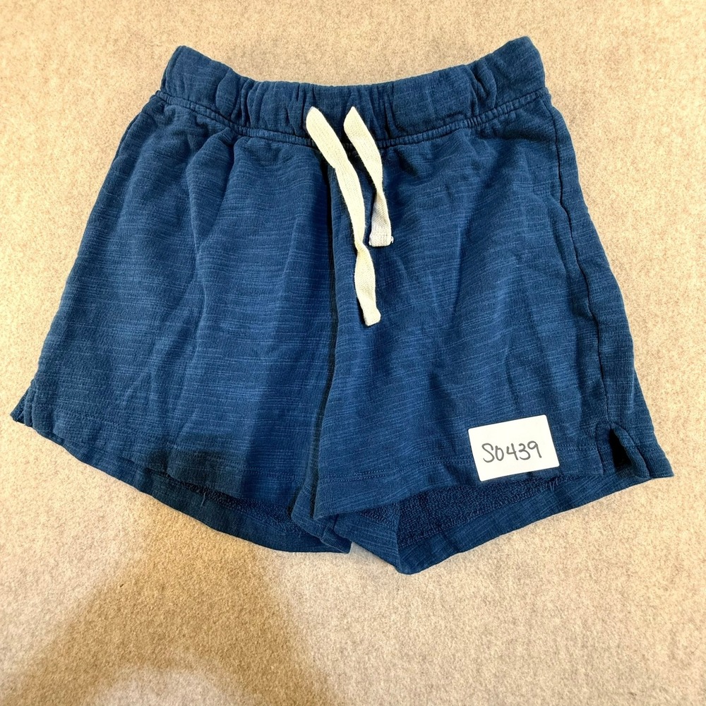 J. Crew Blue Slub French Terry Lounge Shorts‎ Medium Drawstring Elastic Waist